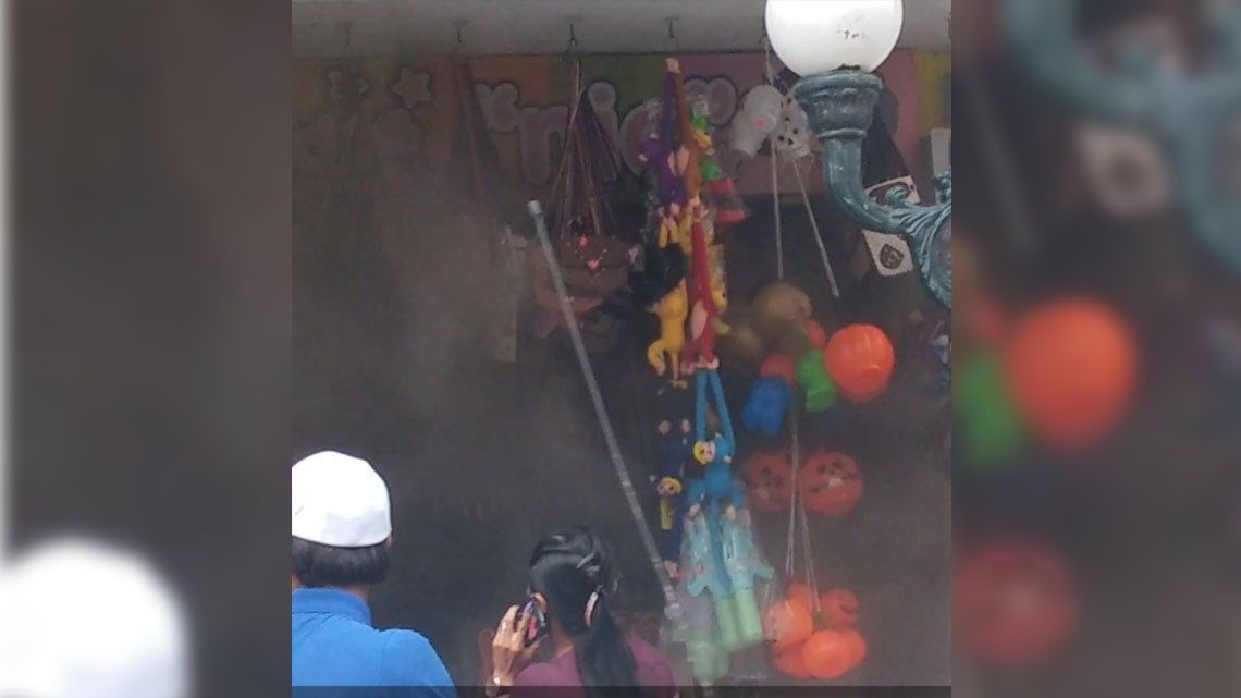 Dantesco incendio en la zona centro de Tampico afecta 3 negocios