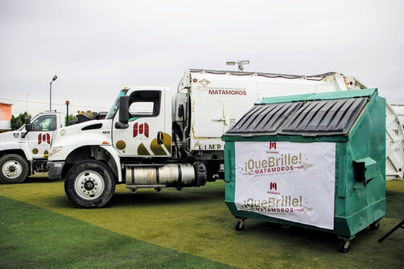 Entregan equipos para mejorar Servicios Públicos en Matamoros