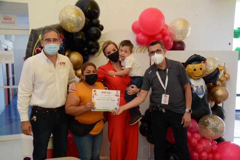 Niños concluyen curso en guardería especial del CRI