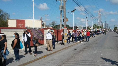 Inicio la aplicación de 12 mil vacunas en Matamoros para el sector educativo