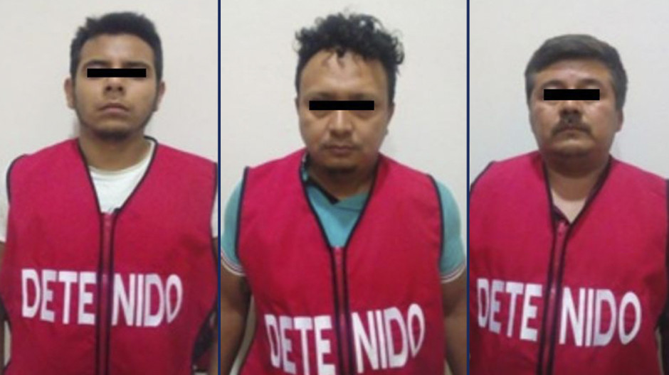 Detienen a tres implicados por secuestro agravado