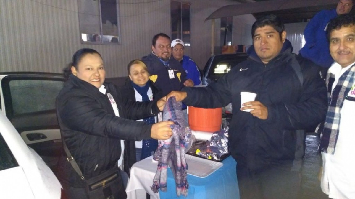 Atiende DIF Tamaulipas a familias por bajas temperaturas