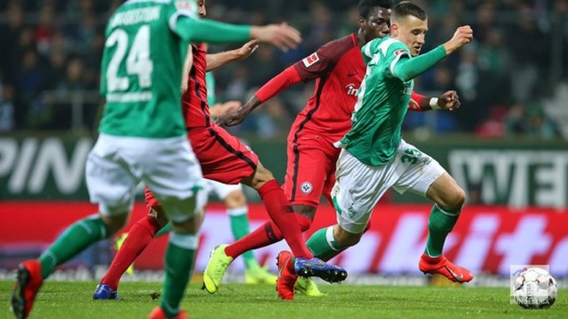 Frankfurt empata 2-2 ante el Werder Bremen en la Bundesliga 