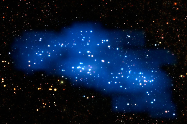Descubren la mayor estructura cósmica, el proto-supercúmulo de galaxias Hyperion