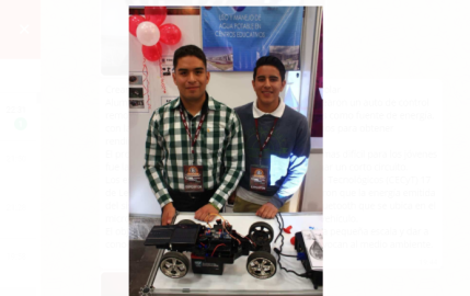 Crean alumnos del IPN auto que funciona con luz solar