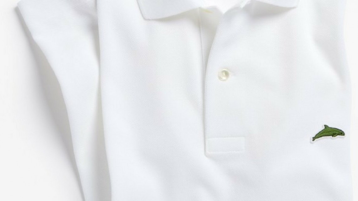Lacoste cambia su logo por buena causa