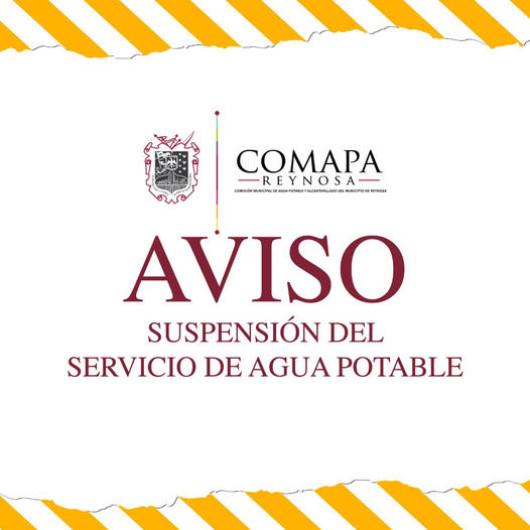 Suspende COMAPA Reynosa agua en Sector Poniente por reparaciones 