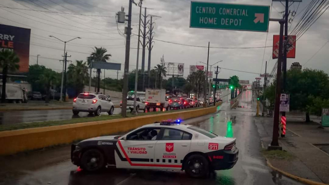 Aplica Gobierno de Reynosa operativo emergente por lluvias