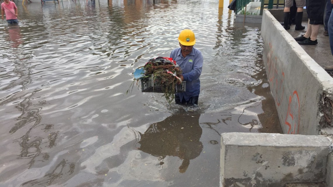 Instalan nueve bombas hidroflow para desaguar Matamoros