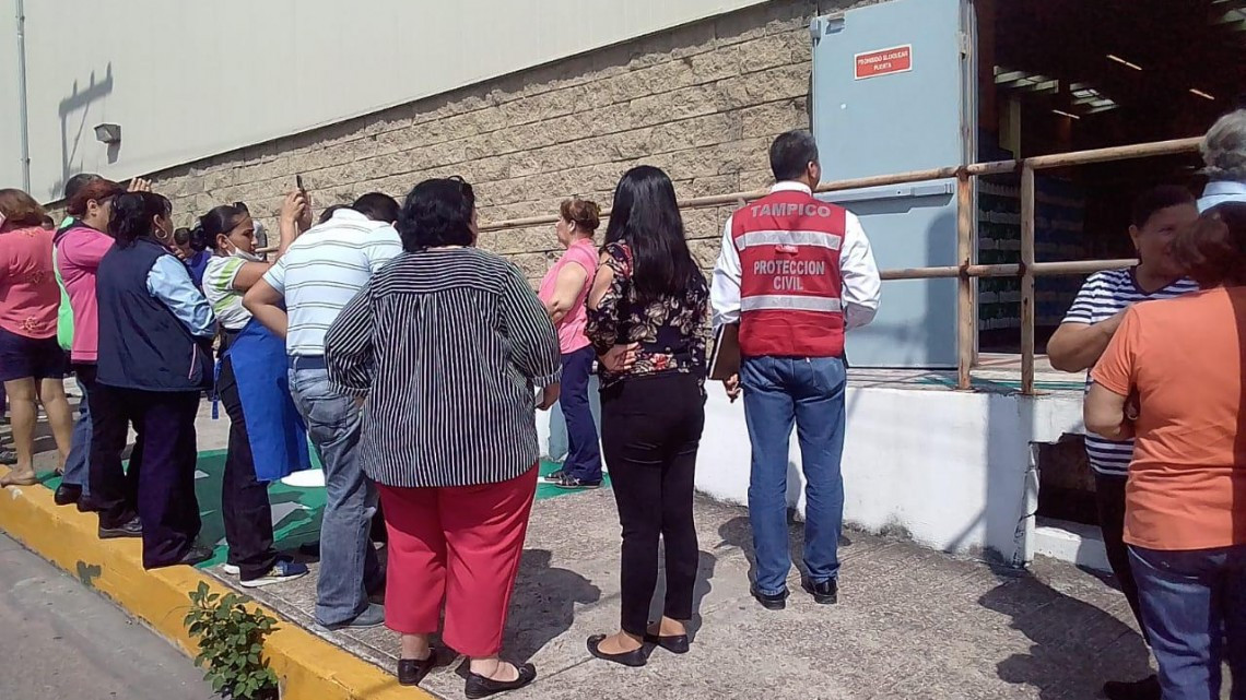 Con 19 simulacros en Tampico se conmemoró el día nacional de PC 