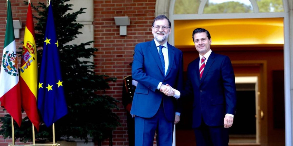 Celebran Rajoy y Peña Nieto acuerdo para modernizar relación UE-México