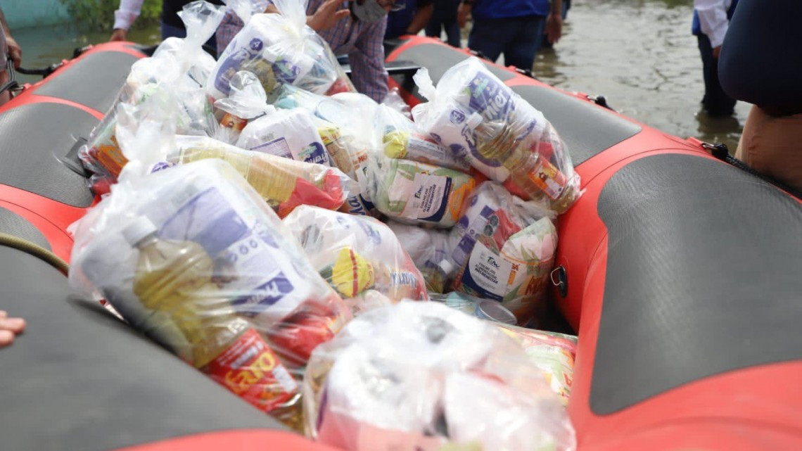 Continúan esfuerzos para apoyar a sectores afectados por lluvias en Tamaulipas