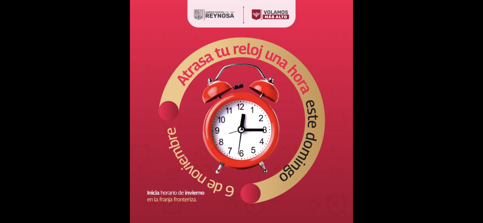 Invita Gobierno de Reynosa estar a tiempo con el tiempo