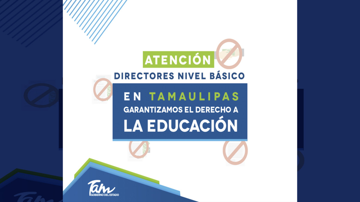 En Tamaulipas no se puede condicionar la educación de niños, niñas y adolescentes