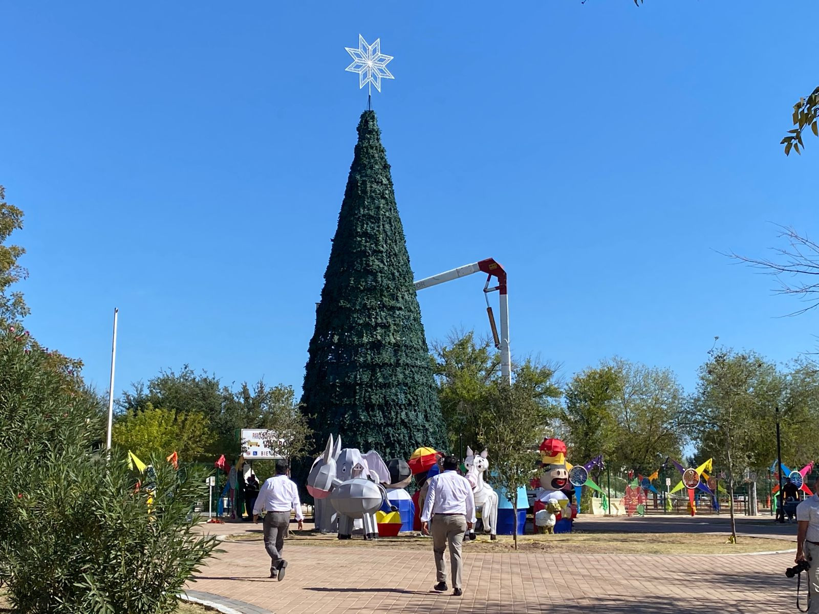 Encenderán Árbol de Navidad en el Parque Viveros