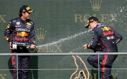  "Checo" Pérez termina segundo en el GP de Bélgica