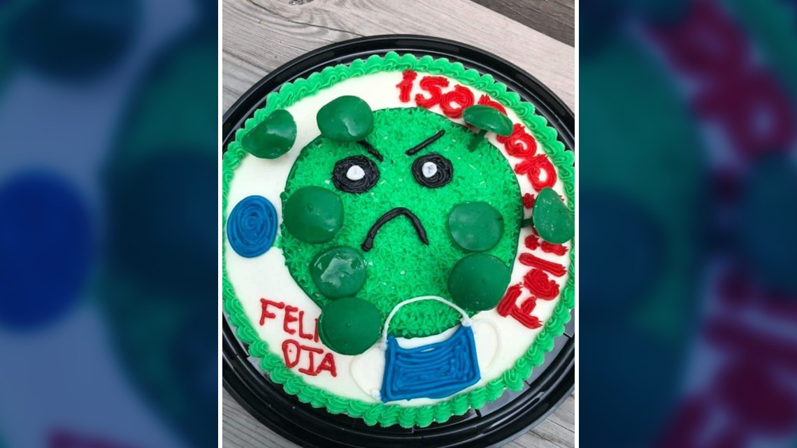 Crean pastel inspirado en el Coronavirus