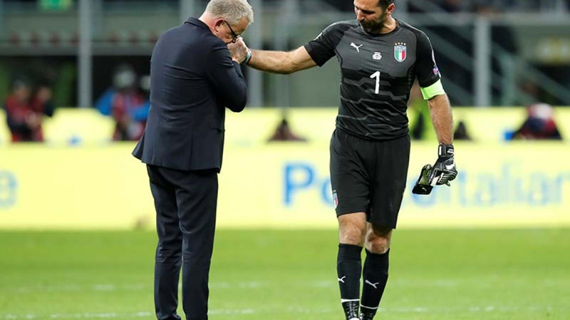 Buffon rompe en llanto ante eliminación azzurra