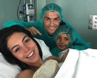 Nace la primera hija de Cristiano Ronaldo y Georgina Rodríguez