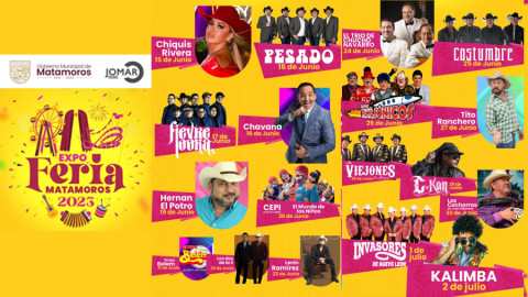 Anuncian Expo Feria Matamoros; se realizará del 15 de junio al 02 de Julio