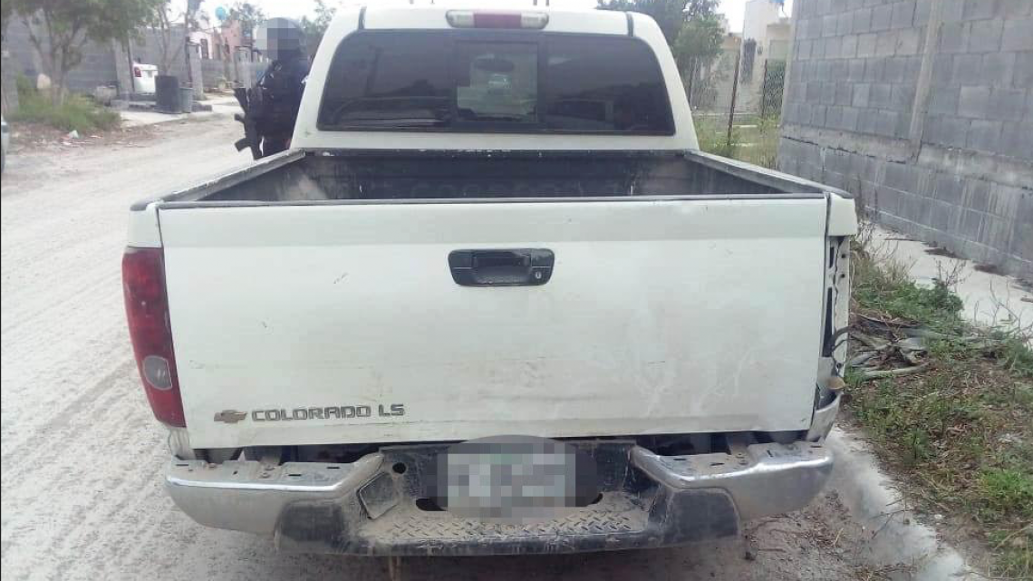 Aseguran vehículo con reporte de robo 