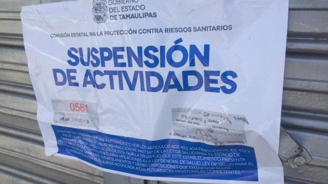 Suspenden actividades a Elektra por abrir en Fin de Semana