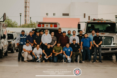 Coordinan acciones corporaciones de Protección Civil y brigadistas 