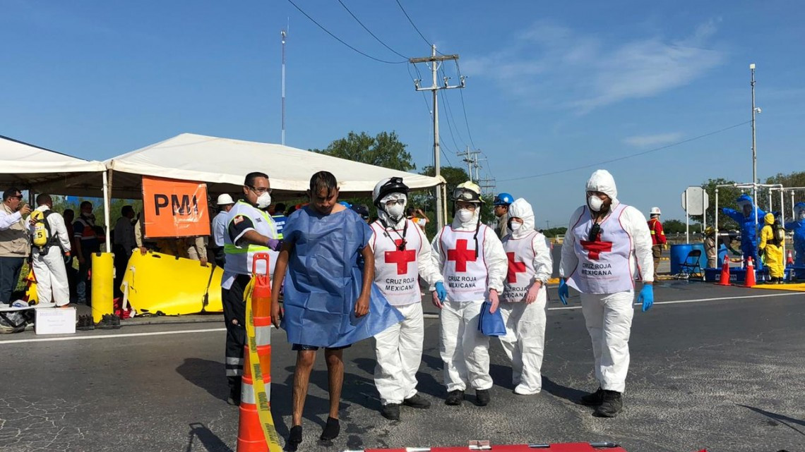 Con éxito celebran simulacro binacional en Matamoros