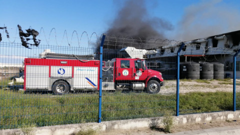 Saldo blanco tras incendio en maquiladora