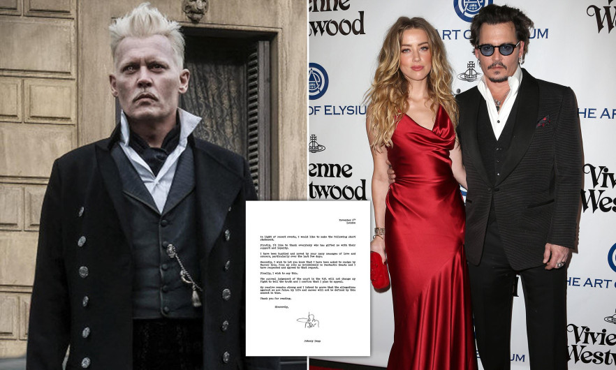 Warner Bros. despide a Johnny Depp y no estará en ‘Animales Fantásticos 3’