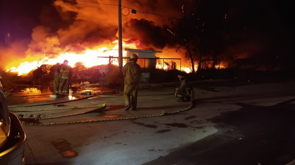 Incendio en Parque Industrial Reynosa