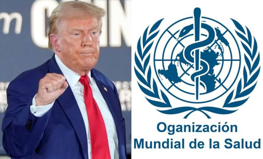 Donald Trump firma decreto para retirar a EU de la OMS