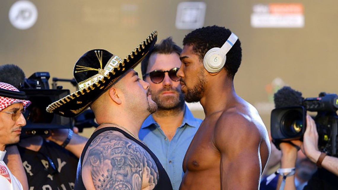 Andy Ruiz y Anthony Joshua cumplen con el peso