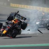 Checo Pérez sufre aparatoso accidente en el GP 