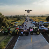 Bloqueos carreteros afectan a Tamaulipas en paro nacional de agricultores 