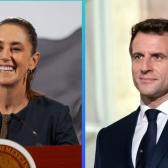 Sheinbaum y Macron encabezarán tres reuniones clave en Palacio Nacional