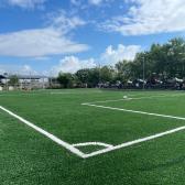 Inauguran nueva cancha de fútbol en Lomas del Real de Jarachina Sur