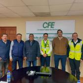 Gestiona Alcalde mejora del servicio de energía eléctrica con la CFE