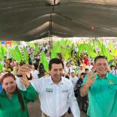 Cierran campaña en Matamoros Mario López y Eugenio Hernández 