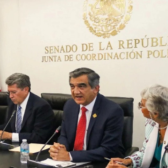 Denuncia PAN a Morena por mitin con el candidato Américo Villarreal en el Senado 