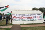 Estudiantes de la UNAM se unen a protestas a favor de Palestina 