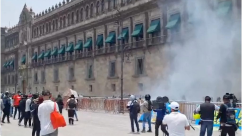 Ataque con bombas a Palacio Nacional es un acto de provocación vinculado con elecciones: AMLO
