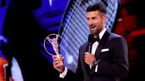 Novak Djokovic gana por quinta vez el Laureus al mejor deportista