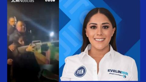Difunden video de candidata del PAN disparando metralleta y se disculpa