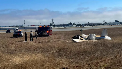 Se registra choque frontal de avionetas en aeropuerto de Carolina; reportan 2 muertos 