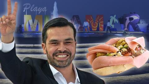 Jorge Máynez y su respuesta sobre la torta que decidirá a que ciudad pertenece la playa Miramar