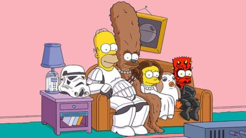 Los Simpson y Star Wars tendrán un clip especial por el Día de las Madres
