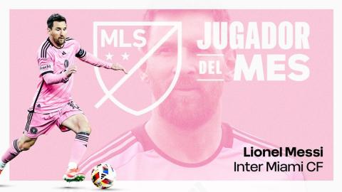 Messi, el mejor jugador de abril en la MLS