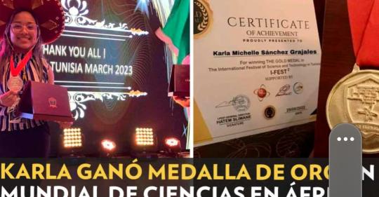 Mexican wins gold at the Engineering, Science and Technology Festival in Africa