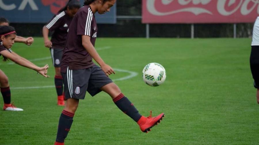 Por séptima ocasión, Maryan concentra con el Tri femenil 